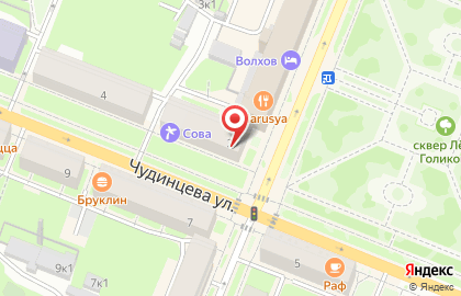 Банкомат СберБанк в Великом Новгороде на карте