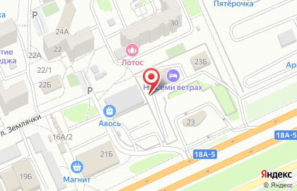 Автостоянка в Волгограде на карте