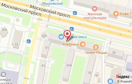 Магазин алкогольной продукции Галерея вин на Московском проспекте на карте