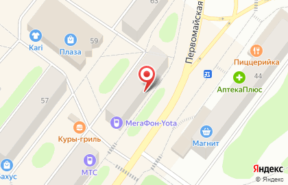 Магазин Умка на Первомайской улице на карте