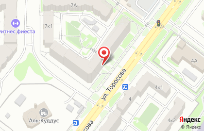 Ателье Миледи на улице Торосова на карте