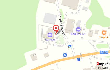 Гостиница Колесо на Пензенской улице на карте