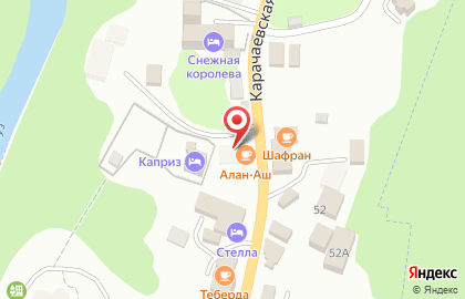 Гостиница Каприз на Карачаевской улице на карте
