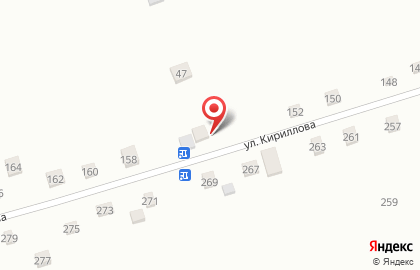 Продовольственный магазин Ордынское РАЙПО на улице Кириллова на карте