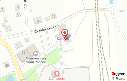 ЖК «Чеховский Посад» на Октябрьской улице на карте