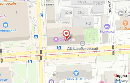 ОАО Альфа-Банк на Щербаковской улице на карте