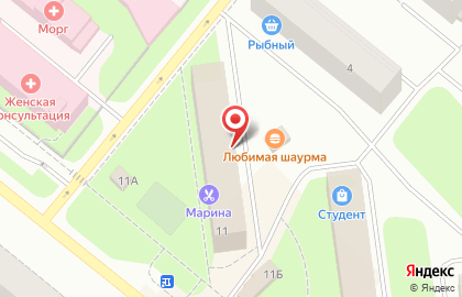 Магазин эротических товаров Интим в Мурманске на карте