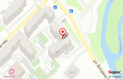 Поликлиника и стоматология Центр Семейной Медицины №3 на улице Богдана Хмельницкого на карте