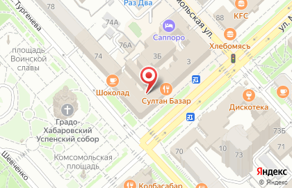 ЗАО Банк ВТБ24 в Центральном районе на карте