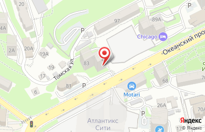 Агентство недвижимости Максимум+ на Океанском проспекте на карте