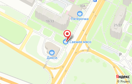 Магазин свежего мяса в Москве на карте