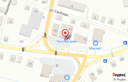 Магазин свежего мяса и полуфабрикатов Согласие на Революционной улице на карте
