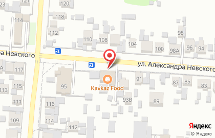 Продуктовый магазин Любава и К на улице Александра Невского на карте