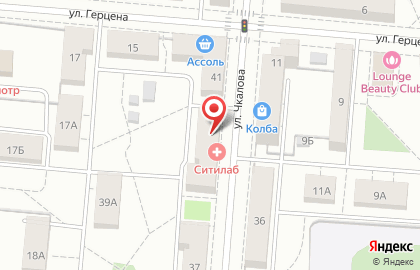 Книжный магазин Глобус на улице Чкалова на карте