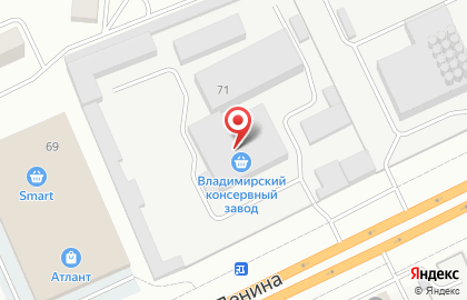 Владимирский консервный завод на карте