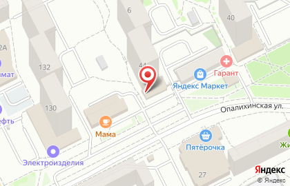 Ломбард Драгоценности Урала на Опалихинской улице на карте
