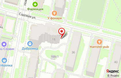 Бар-магазин Архипенный на Садовой улице на карте