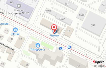 Глобус на улице Дмитрия Донского на карте