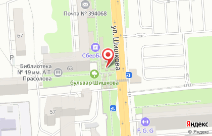 Коминтерновский район Киоск по продаже фруктов и овощей в Коминтерновском районе на карте