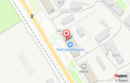 Торговый дом ТехСтройМаркет на Стеклозаводском шоссе на карте