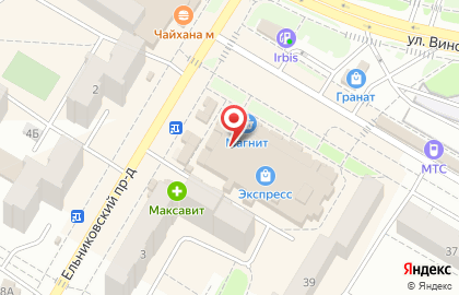 Продуктовый магазин Луч в Ельниковском проезде на карте