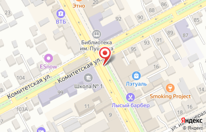 Киоск по продаже безалкогольных напитков на Московской улице на карте