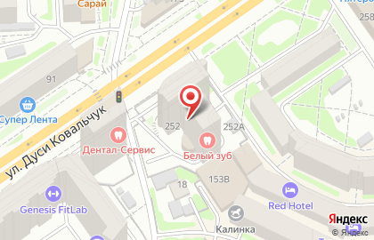 Медицинский центр Лира на улице Дуси Ковальчук на карте