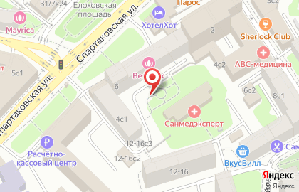 Альпари на Спартаковской улице на карте