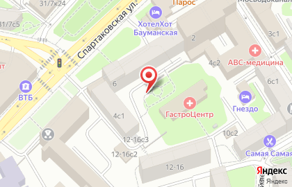Апатэк на Спартаковской улице на карте
