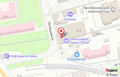 Автокомплекс на Преображенской площади на карте