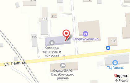 Колледж культуры и искусств Барабинский филиал на карте