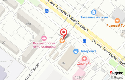 Служба доставки японской кухни Ёлы Роллы на улице 40 лет Победы на карте