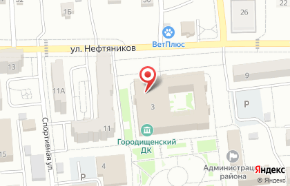 Центр детского творчества Городищенского района на карте