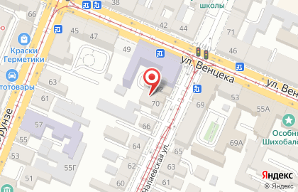 Олана на Чапаевской улице на карте