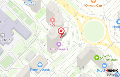 Медицинская лаборатория NovaScreen на проспекте Гагарина в Люберцах на карте