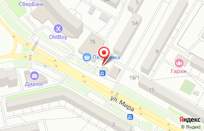 МегаФон, г. Волжский на улице Мира на карте