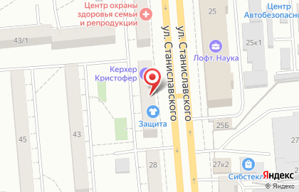 Баловень на улице Станиславского на карте