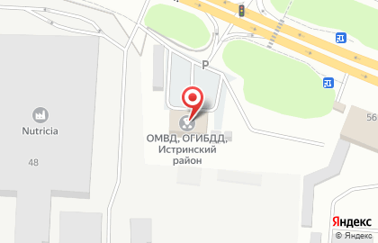МВД России по городскому округу г. Истра Отдел ГИБДД на карте