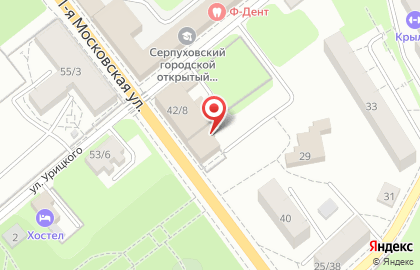 Мировые судьи г. Серпухова на 1-й Московской улице на карте