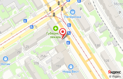Оператор связи МТС в Железнодорожном районе на карте