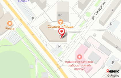 Банкомат УралТрансБанк на улице Кривоусова в Верхней Пышме на карте