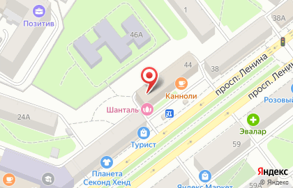 Агентство недвижимости Антарес на проспекте Ленина на карте