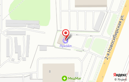 Лукойл-ликард на 2-ой Новосибирской улице на карте