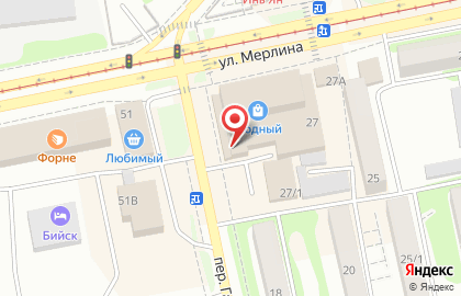 Банкомат СберБанк в Барнауле на карте