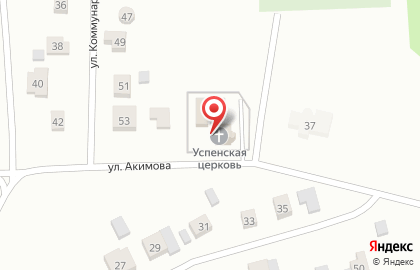 Храм Успения Пресвятой Богородицы с. Фирсово на карте