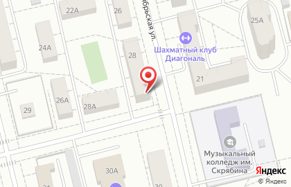 Ремонтная мастерская Saga на Октябрьской улице на карте