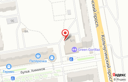 Фитнес-клуб Green Gorillaz в Ленинск-Кузнецком на карте