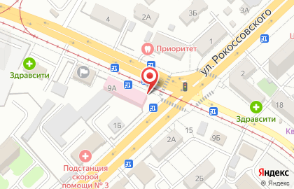 Киоск по продаже печатной продукции в Дзержинском районе на карте