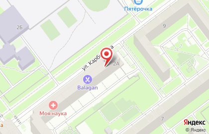 Торгово-монтажная компания Комфорт Сервис на улице Карбышева на карте