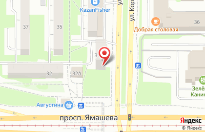 Фирменное туристическое агентство Travelata.ru в Ново-Савиновском районе на карте